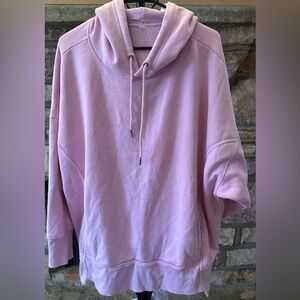 (NWT) Free People Oversized Pink Hoodie Sweatshirt Cozy Pullover